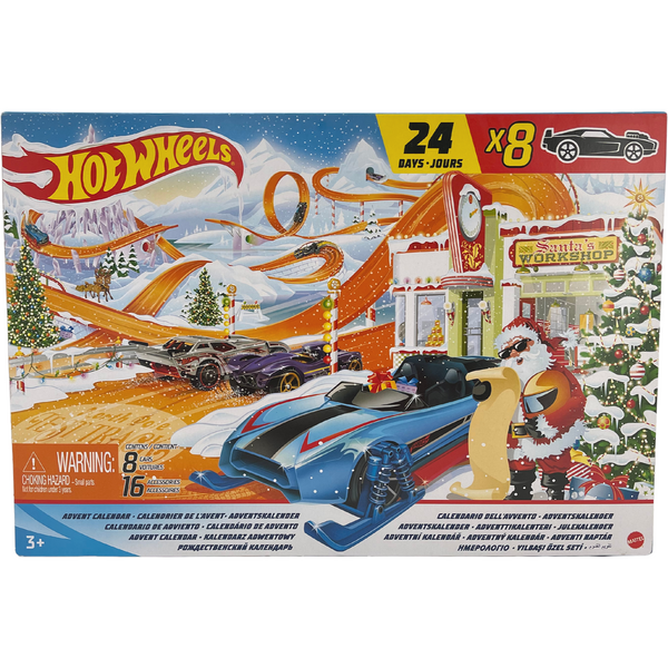 Hot Wheels Advent Calendar / 24 Days of Surprises / Christmas Advent C