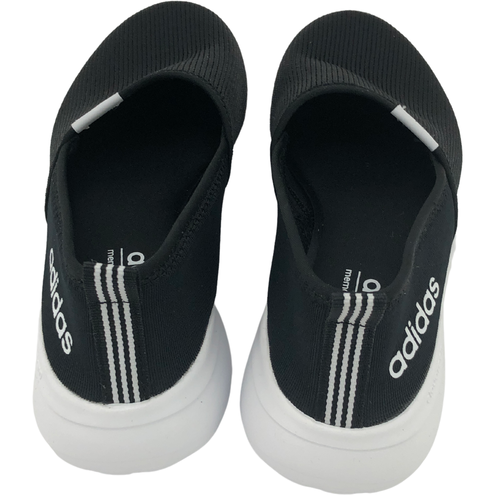 Adidas Women's Slip-On Shoes / Lite Racer SlipOn / Black and White / S ...