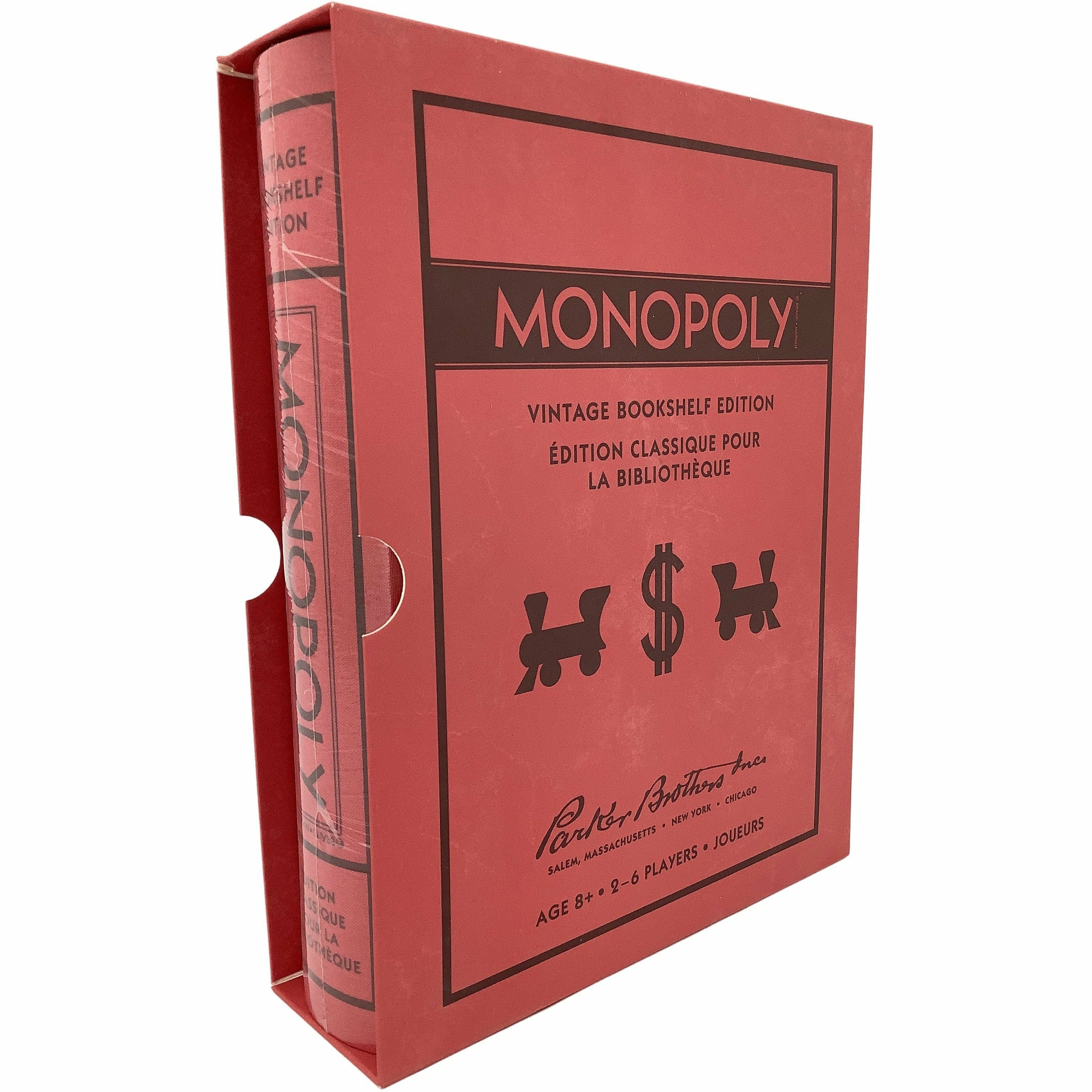 vintage bookshelf monopoly