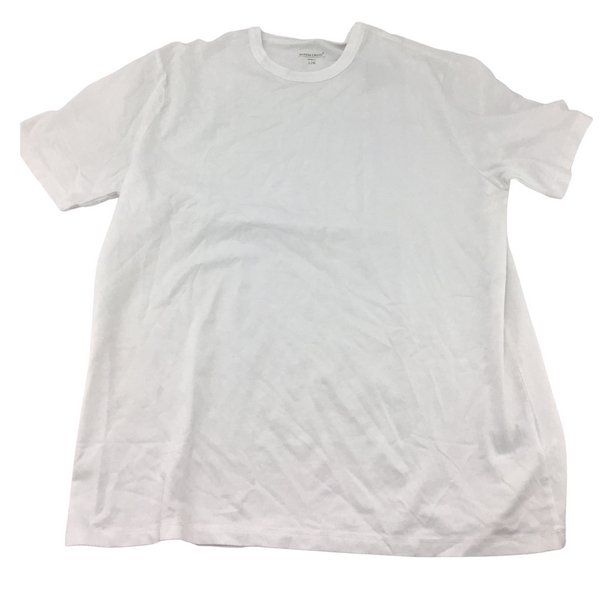 Rough Dress Men's T-Shirt / Basic Tee / White /Various Sizes ...
