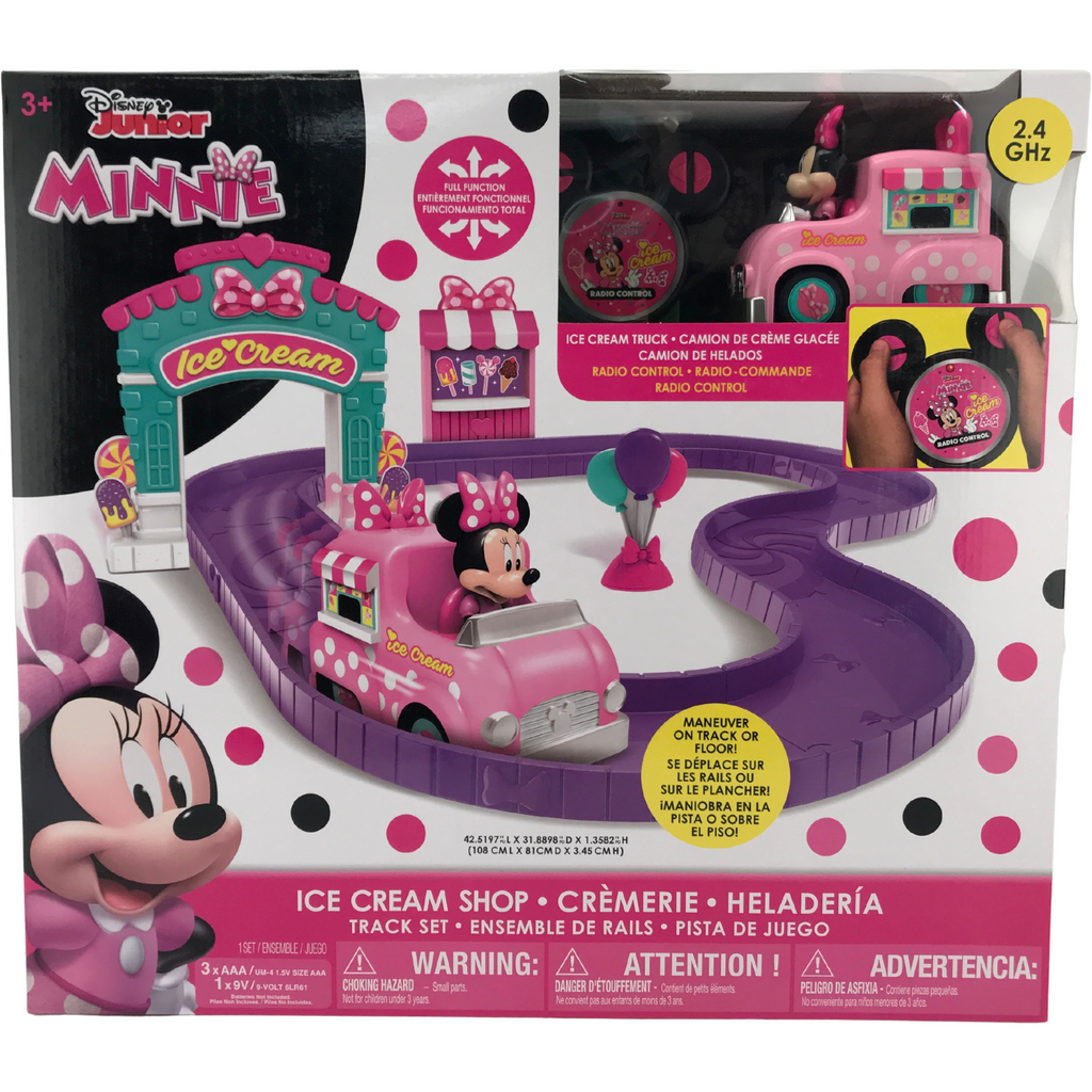 minnie mouse ice cream shop track set