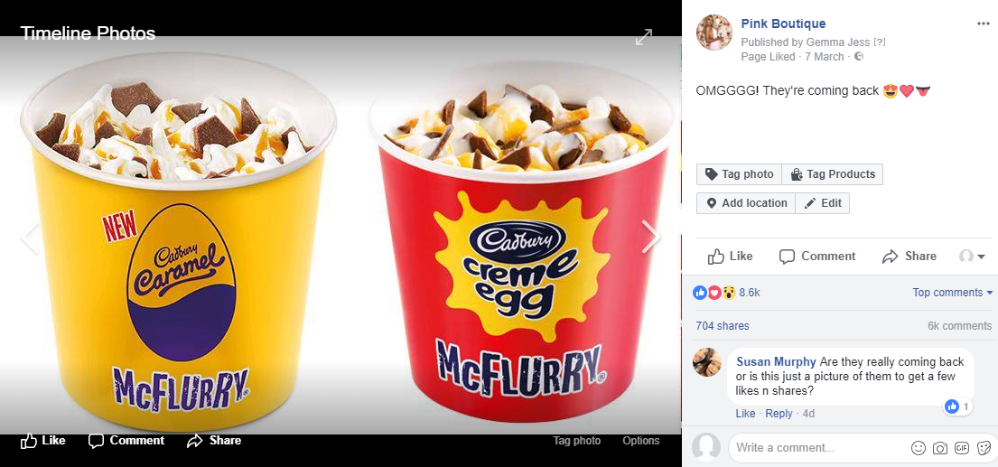 cadburyscremeeggmcflurry