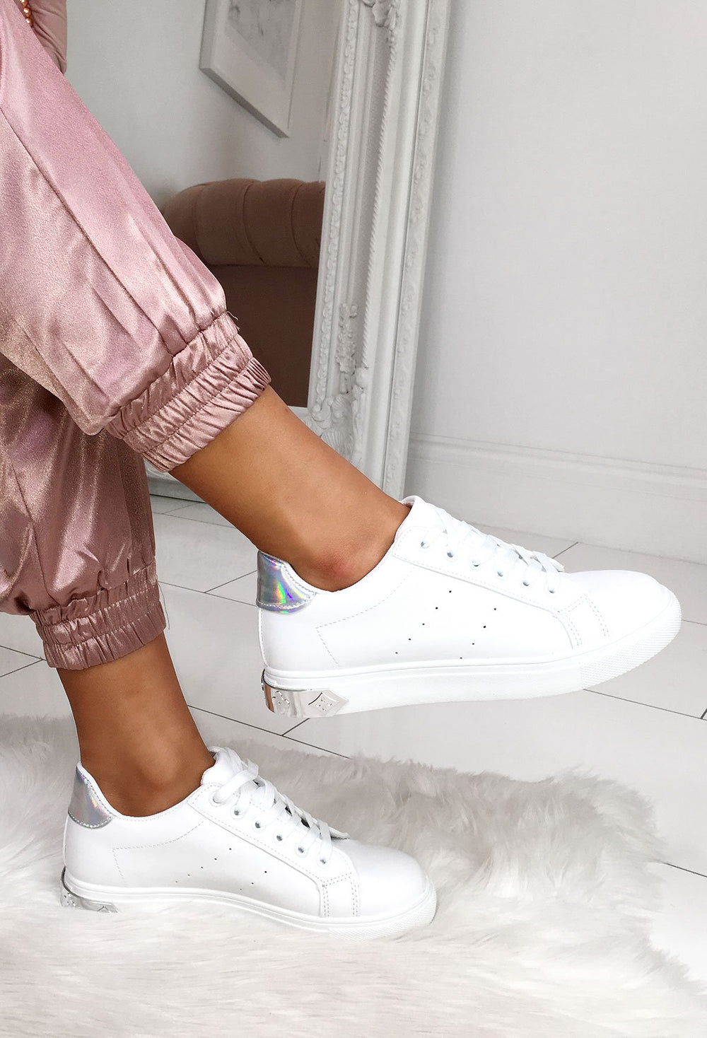 pink boutique trainers