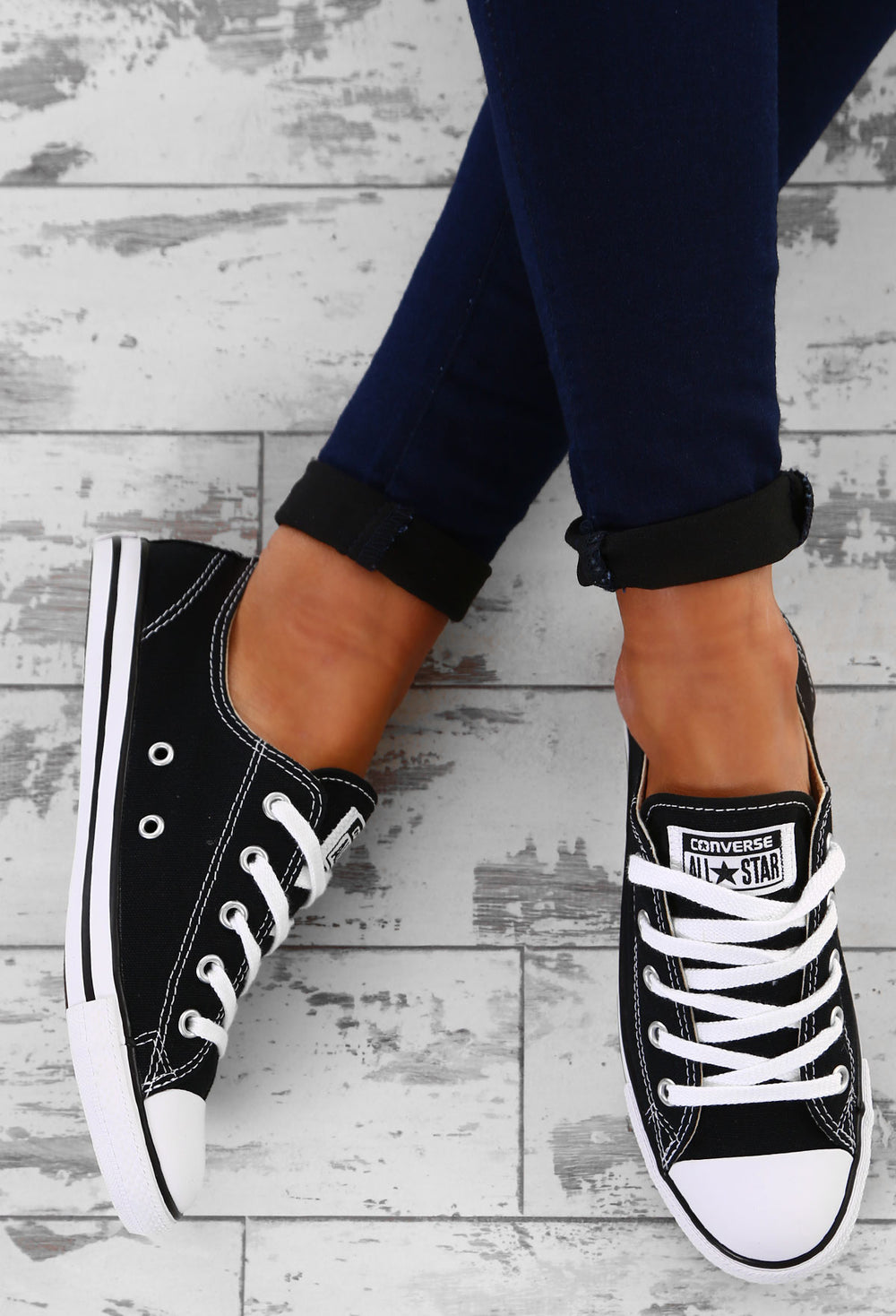 converse all star dainty ox trainers