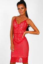 lace dream bodycon dress