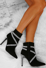 diamante ankle boots uk