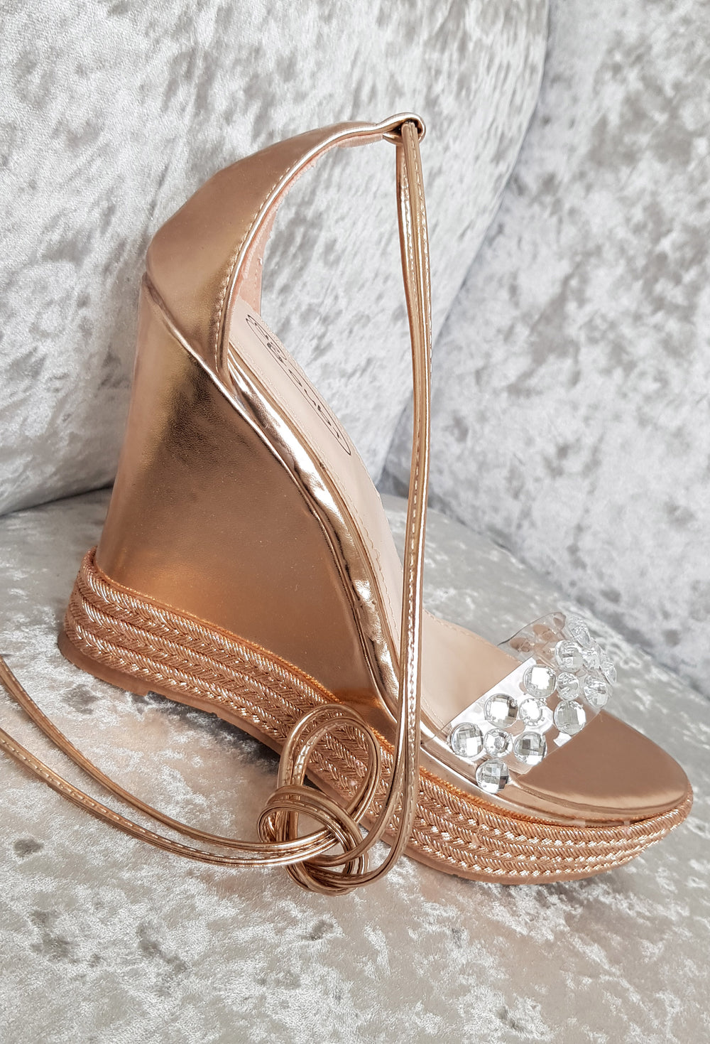 Special Event Rose Gold Diamante Strap 