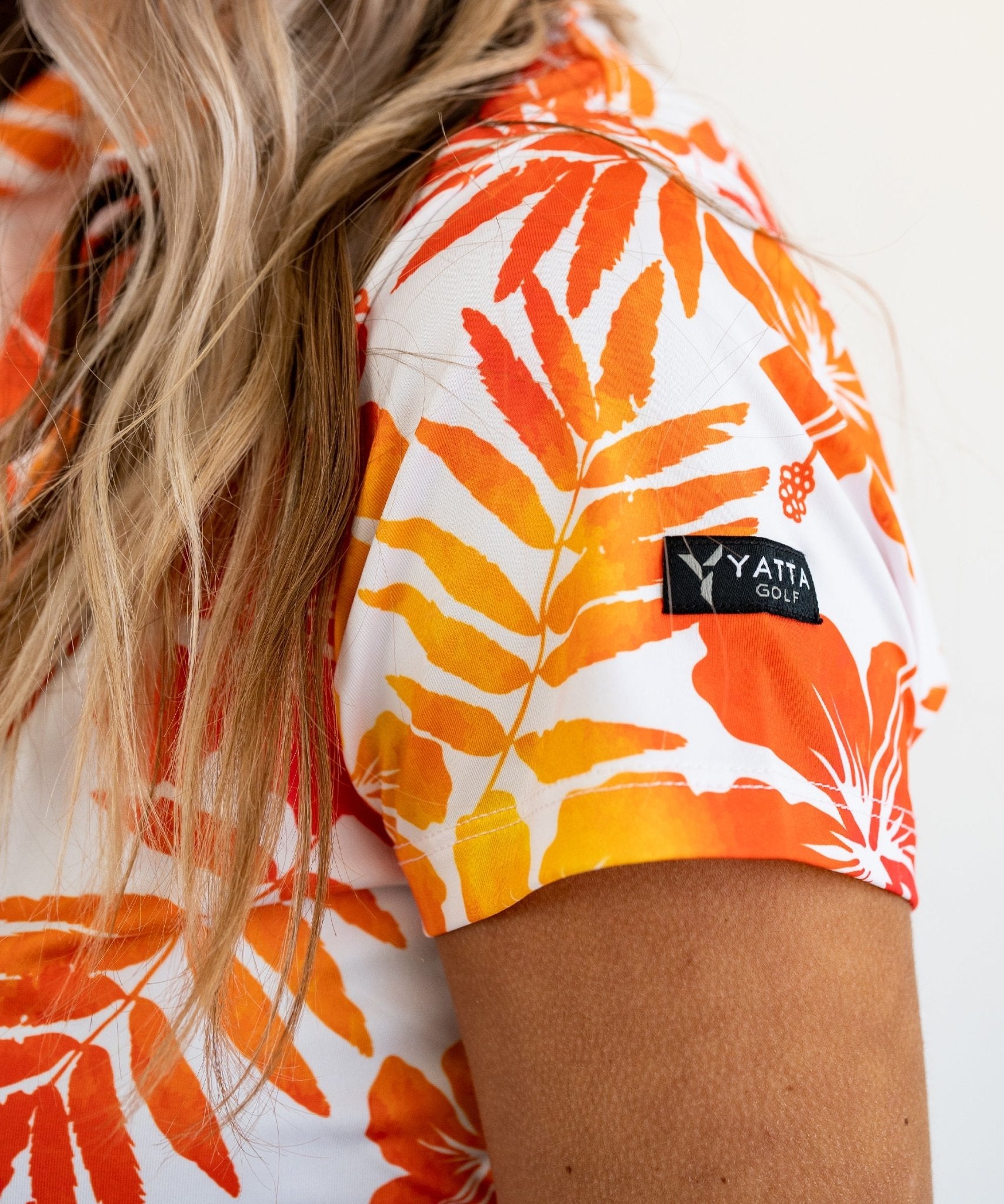 Aloha Sunrise Women's Golf Polo Yatta Golf