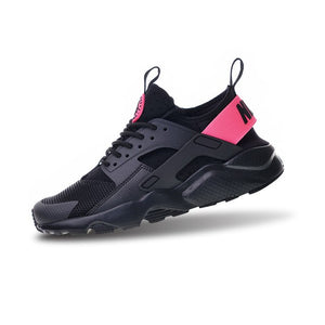 black and pink huaraches