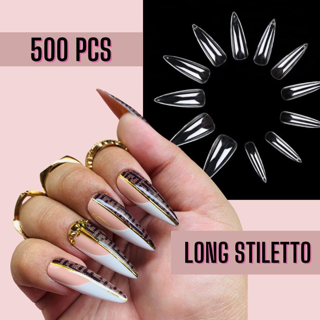 Long Stiletto Nail Tips – TheNailShopbySB