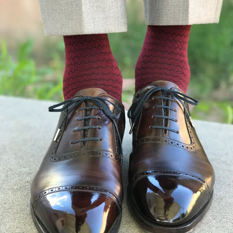 Polyester dress socks