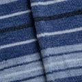 Blue, Grey & White Multi-Stripe