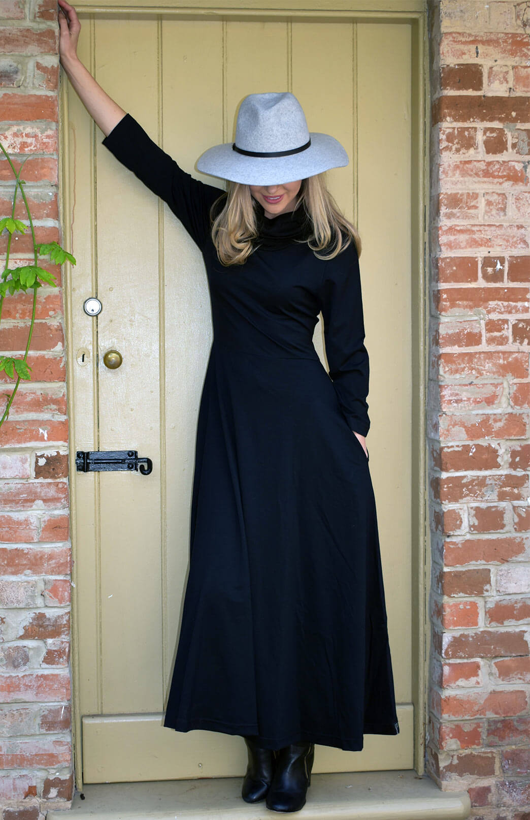 Women's Merino Wool Wrap Dress