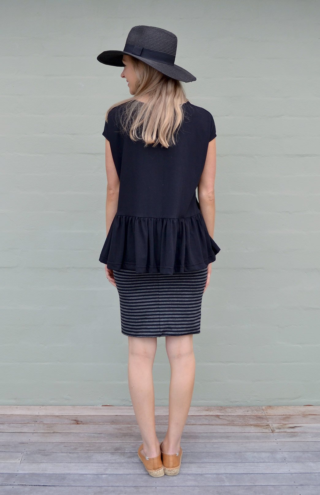 Women's Merino Wool Long Tube Skirt