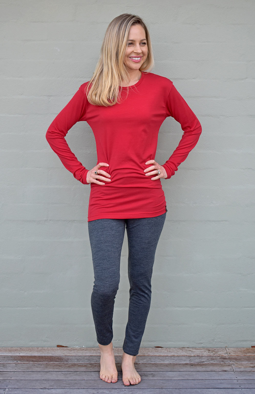 Merino Wool Long Sleeve T-Shirt Women's | Unbound Merino