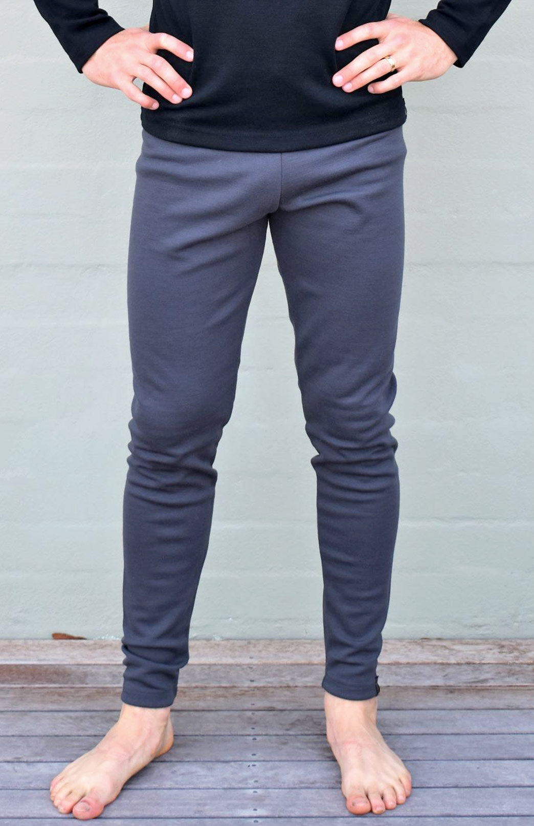 Merino wool pocket pants - Gaetane