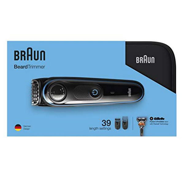 braun rechargeable electric shaver mgk3980 led black