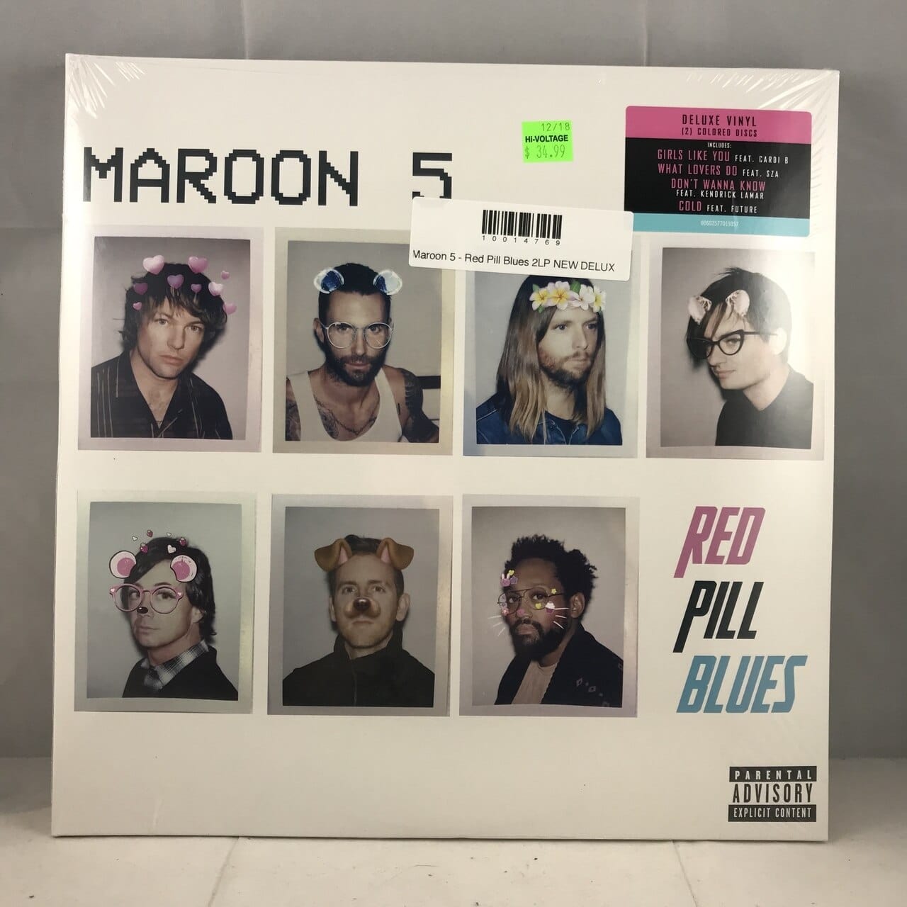 EU盤 Ⅴ [Analog] マルーン5 Maroon 5 未開封 アナログレコード - レコード