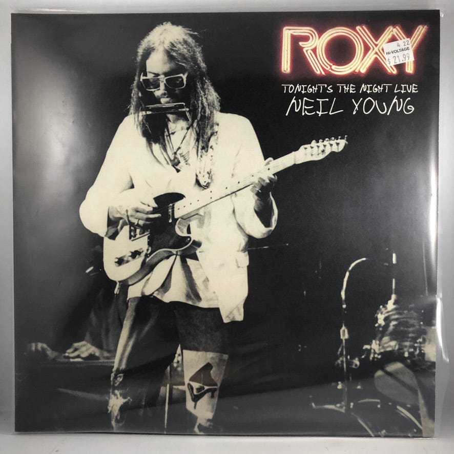 Young – Roxy (Tonight's The Night Live) 2LP VG+/NM ETCHED VINYL U – Hi-Voltage Records