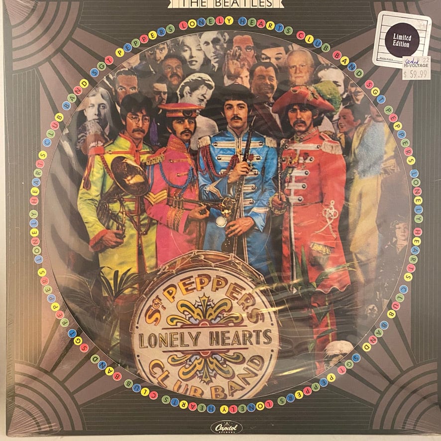 The Beatles – Sgt. Pepper's Lonely Hearts Club Band LP USED NOS STILL –  Hi-Voltage Records