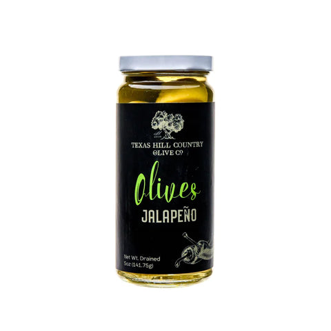 Texas Hill Country Olive Oil Co jalapeno olives