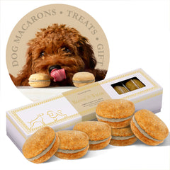 Dog Macarons Treats Gifts 6 Count With Window