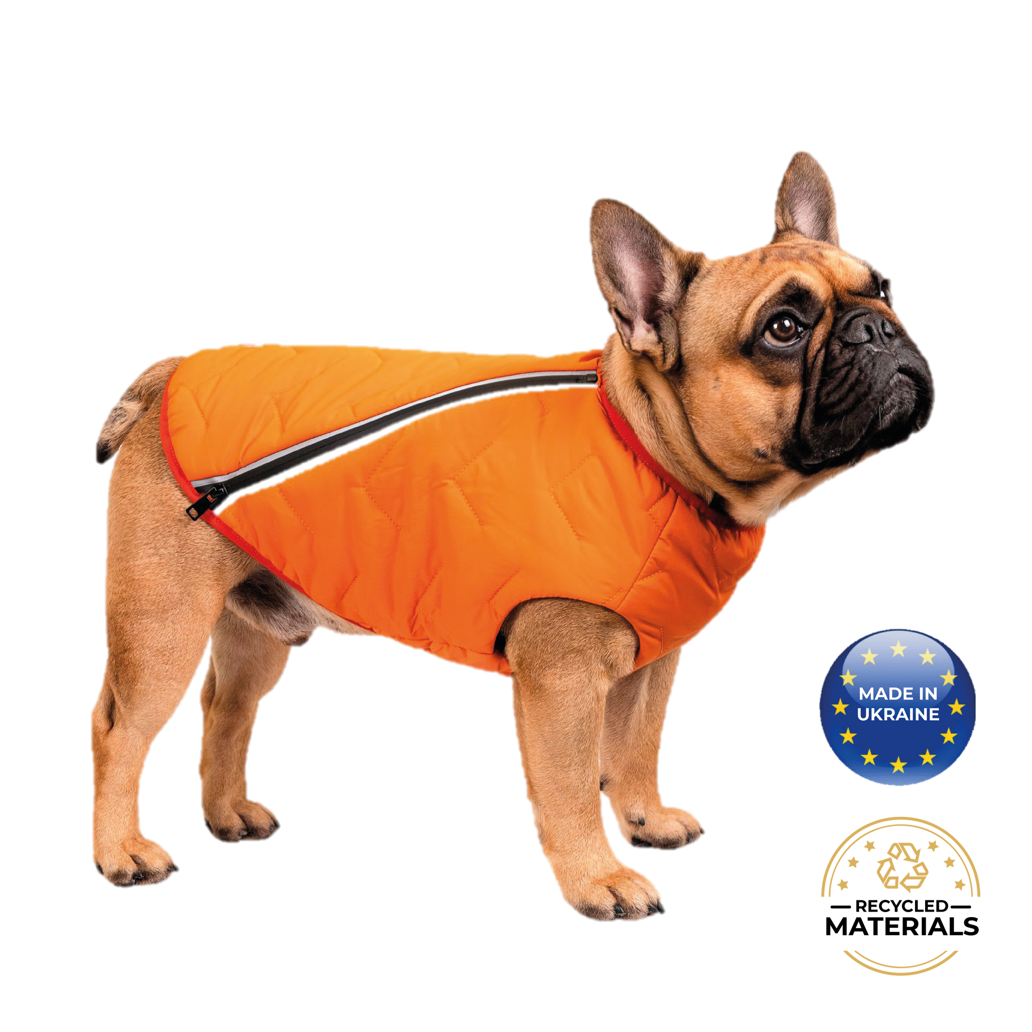 Sustainable Eco-Friendly Dog Jacket / Vest - Made in Ukraine-image-5