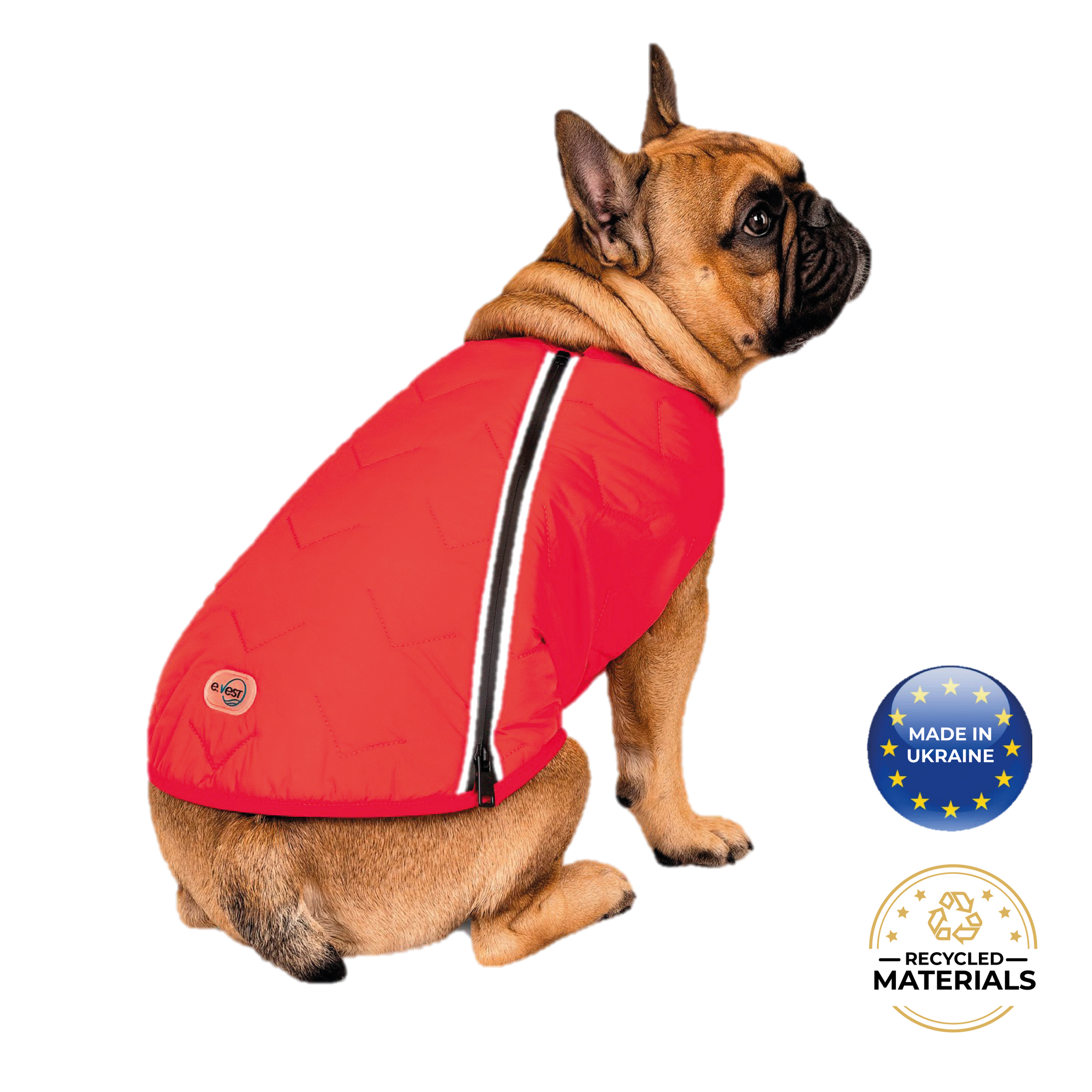 Sustainable Eco-Friendly Dog Jacket / Vest - Made in Ukraine-image-6