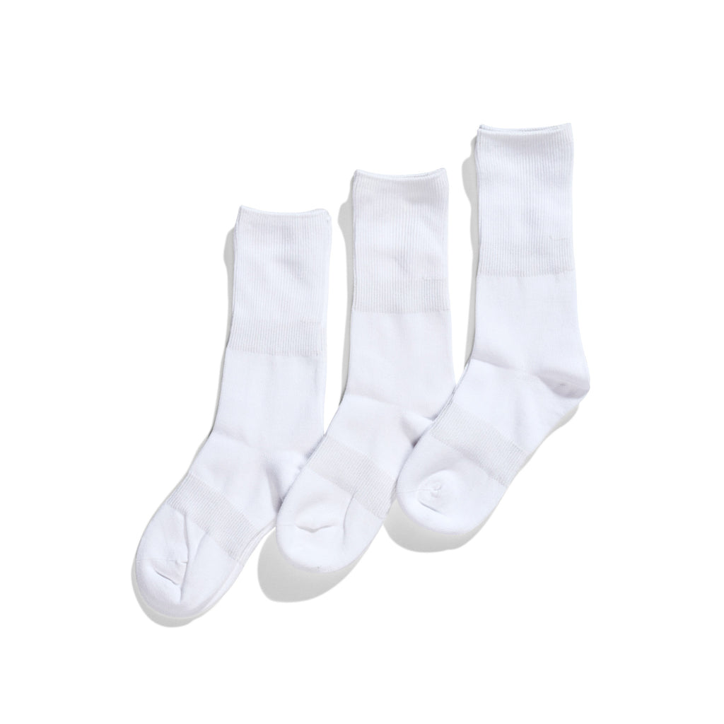 White Socks 3-Pack Yrs 9-12 – All Hallows' School Limited Shop