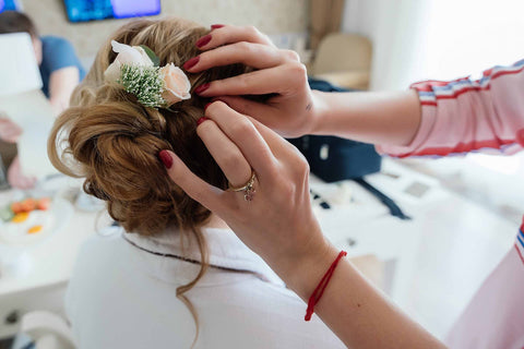 messy hair bun scrunchie