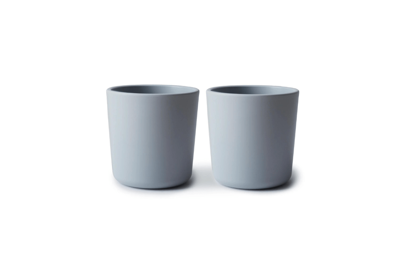 Mushie Dinnerware Cup Set Of 2 - Cloud