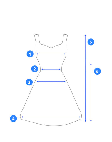 how to measure a dress