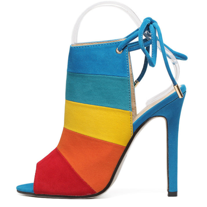 colorful stiletto heels