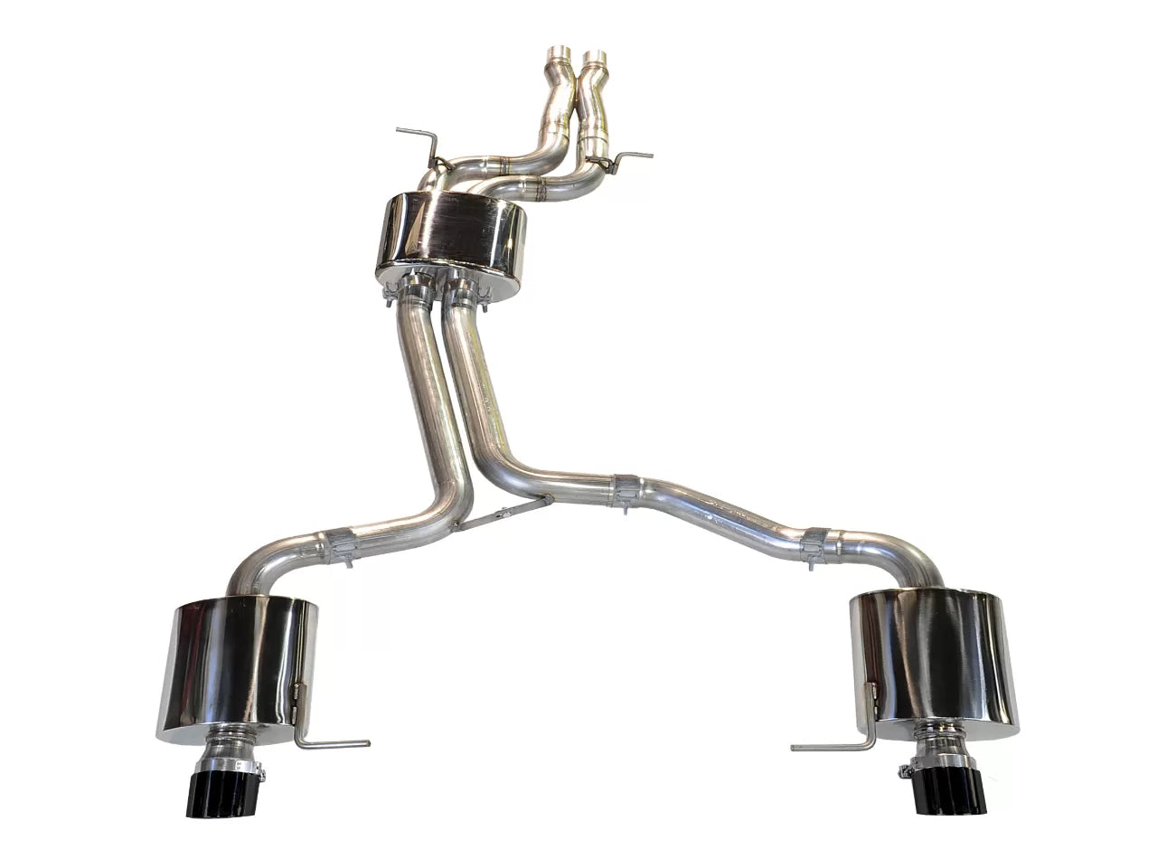 AWE Touring Edition Exhaust for 8R Q5 3.0T Dual Outlet, Diamond Black Tips Audi Q5 Komfort|Premium Plus|Prestige|3.0T|Progressiv|Technik 2013-2017