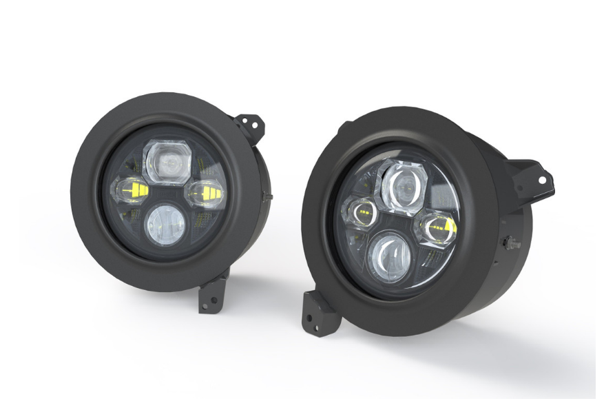Morimoto LED Headlights JEEP WRANGLER JL (18+): 7IN LED HEADLIGHT ADAP –  Fitted Visions