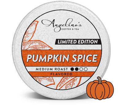 Angelino's Pumpkin Spice flavored coffee