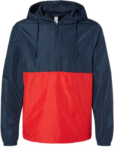 Independent Trading Co. Lightweight Windbreaker Pullover Jacket