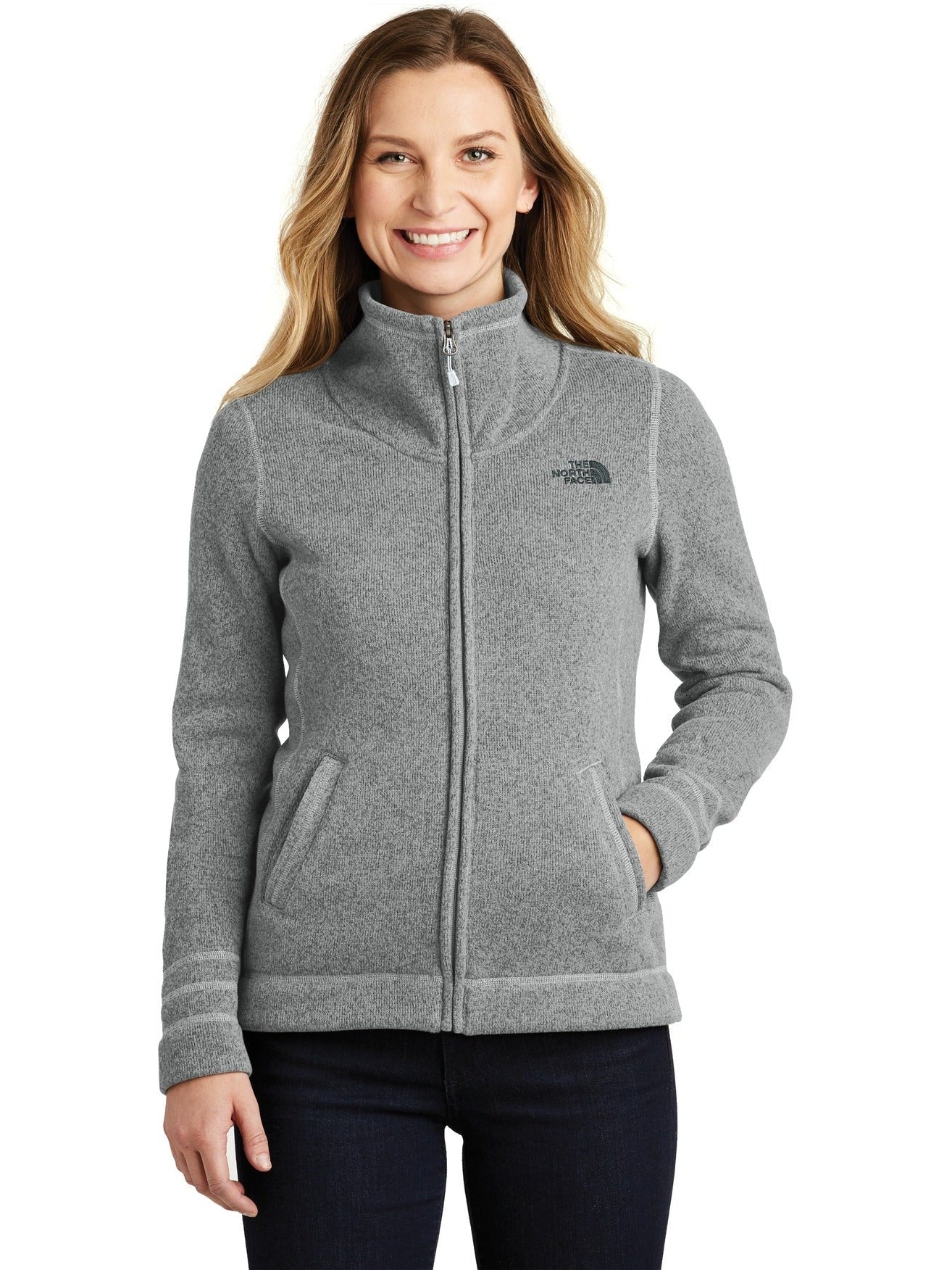 The North Face Ladies Fleece Jacket with Embroidery | NF0A3LH8 | Thread ...