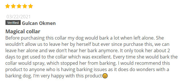 Dog barking animal collar