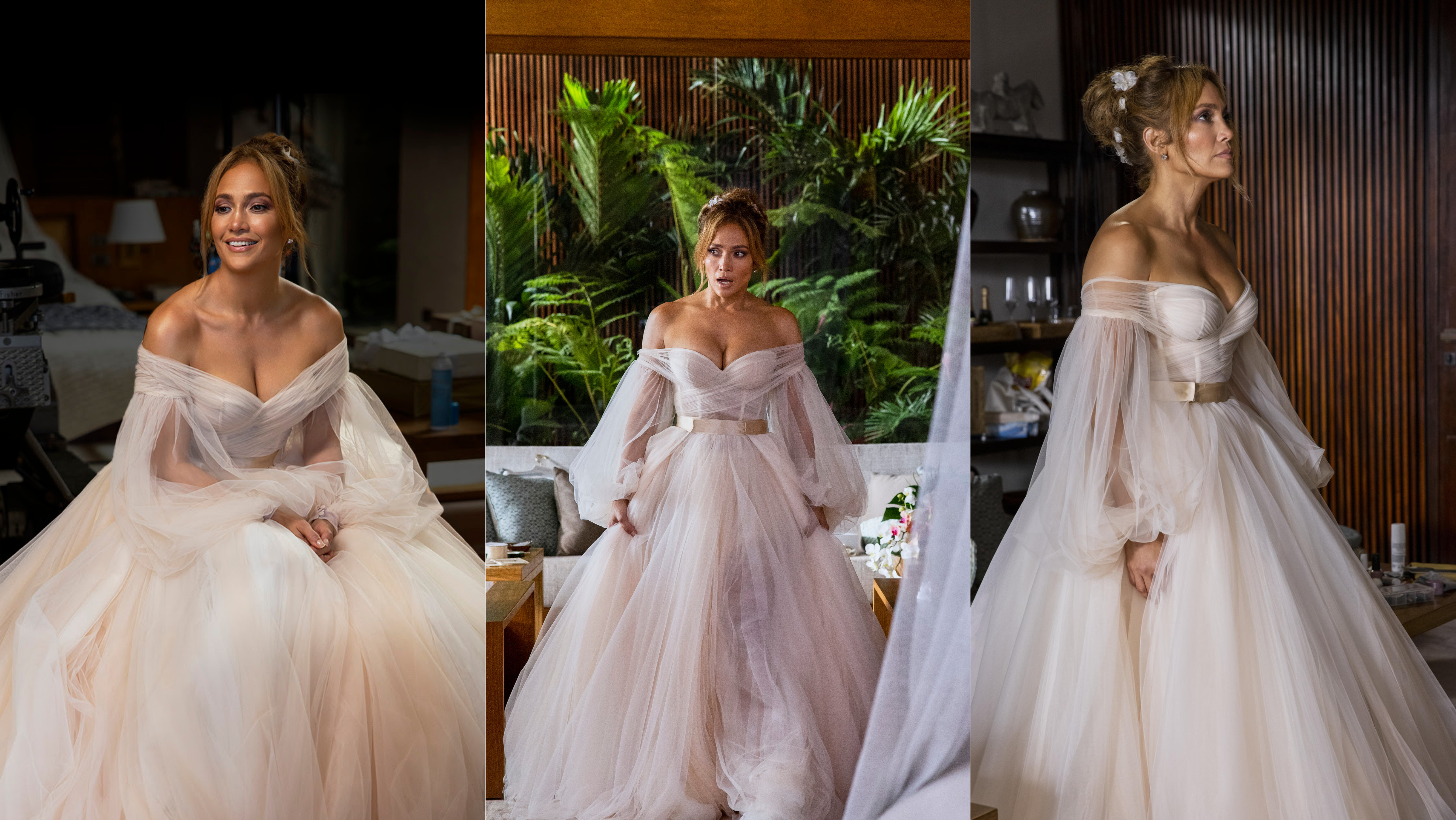 J.Lo in Bellina-inspired wedding dress by Galia Lahav