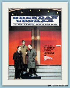 Brendan Croker And The 5 O'Clock Shadow 1989 Original Advert (ref AD3313)