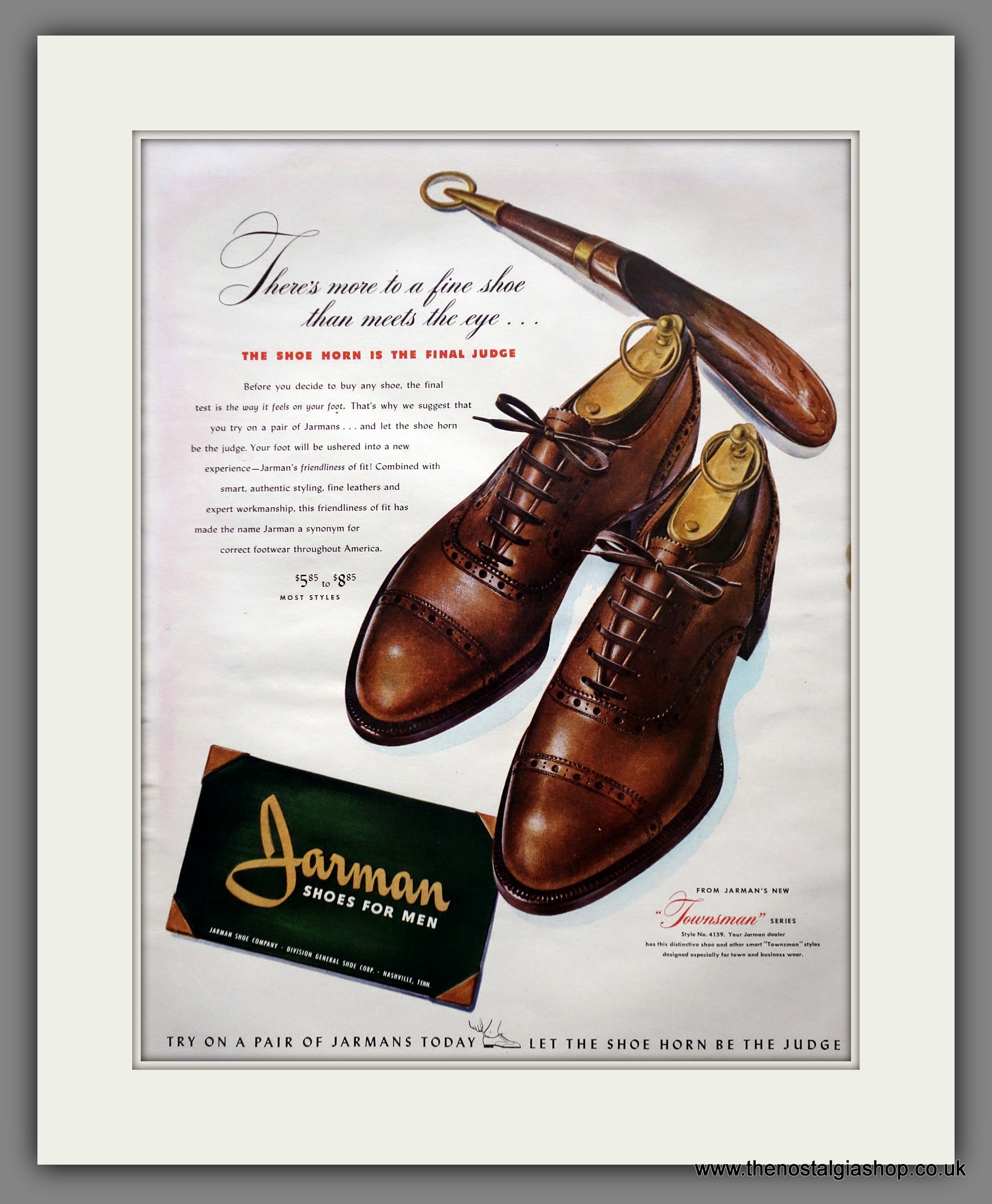 Jarman Shoes For Men. Original Advert 1942 (ref AD301123) – The ...