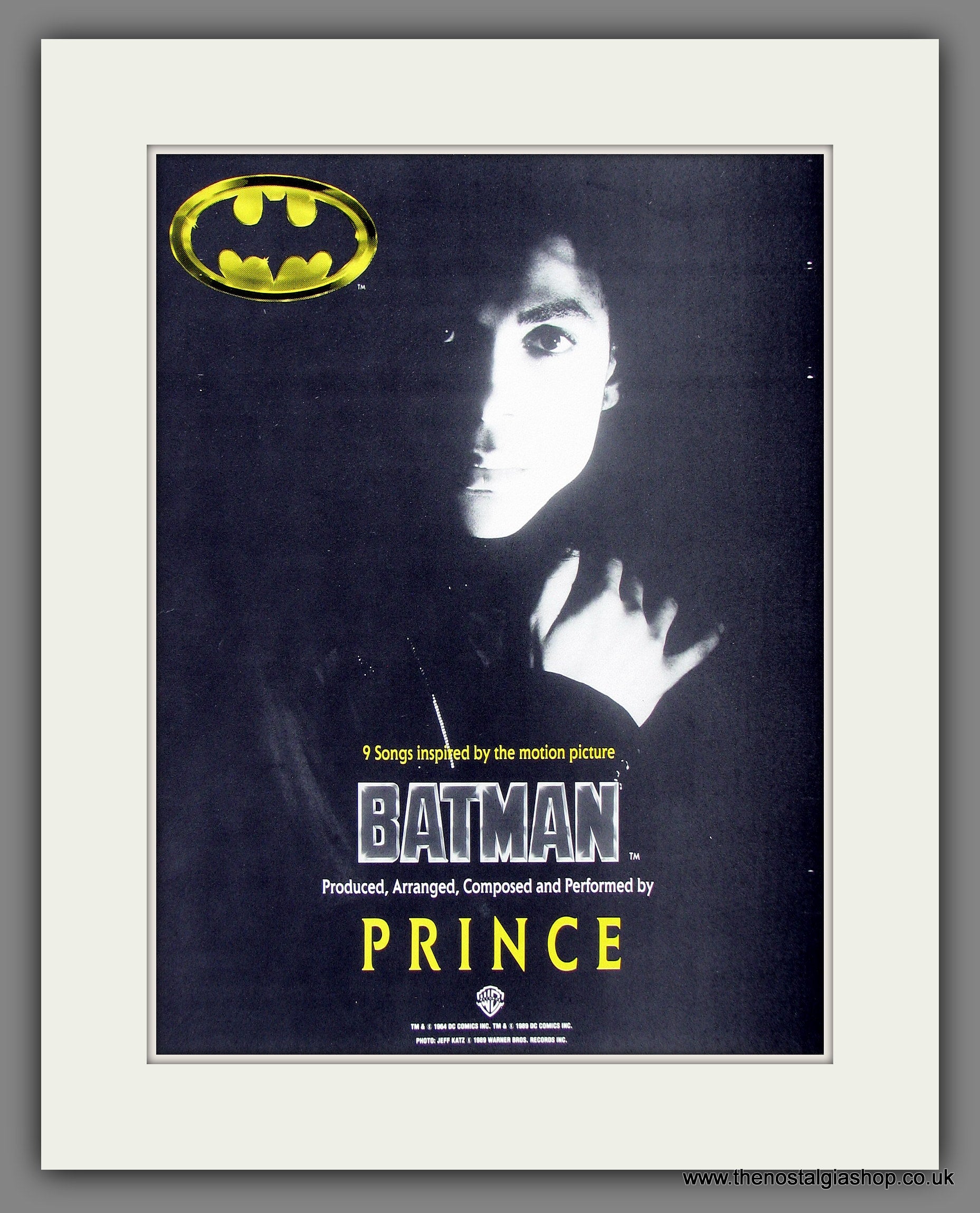 Prince. Batman Soundtrack. 1989 Original Advert (ref AD55836) – The  Nostalgia Shop