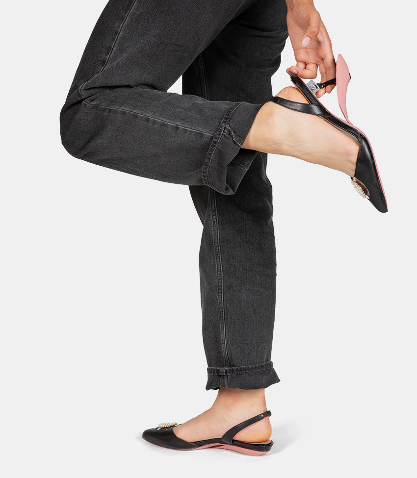 VICE VERSA  Convertible Heels to Flats - Luxury & Comfort