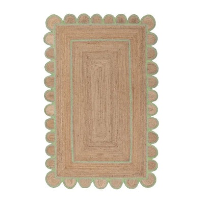 Organic Scallop Pink Lavender, Rugs