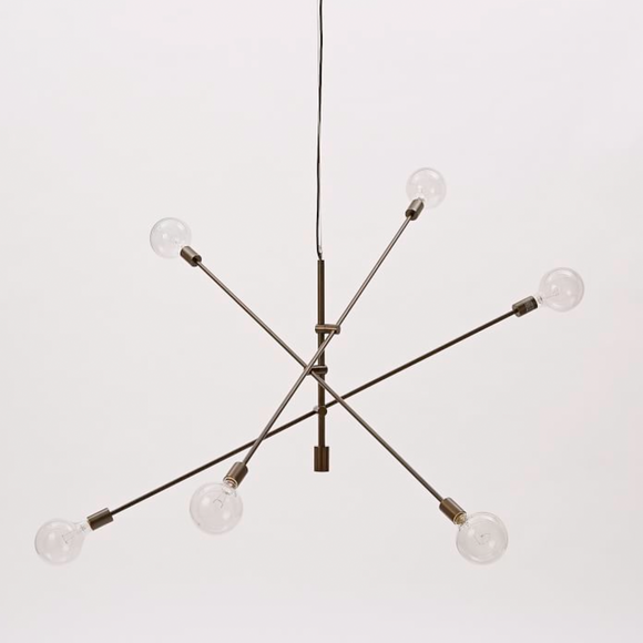 west elm mobile chandelier black