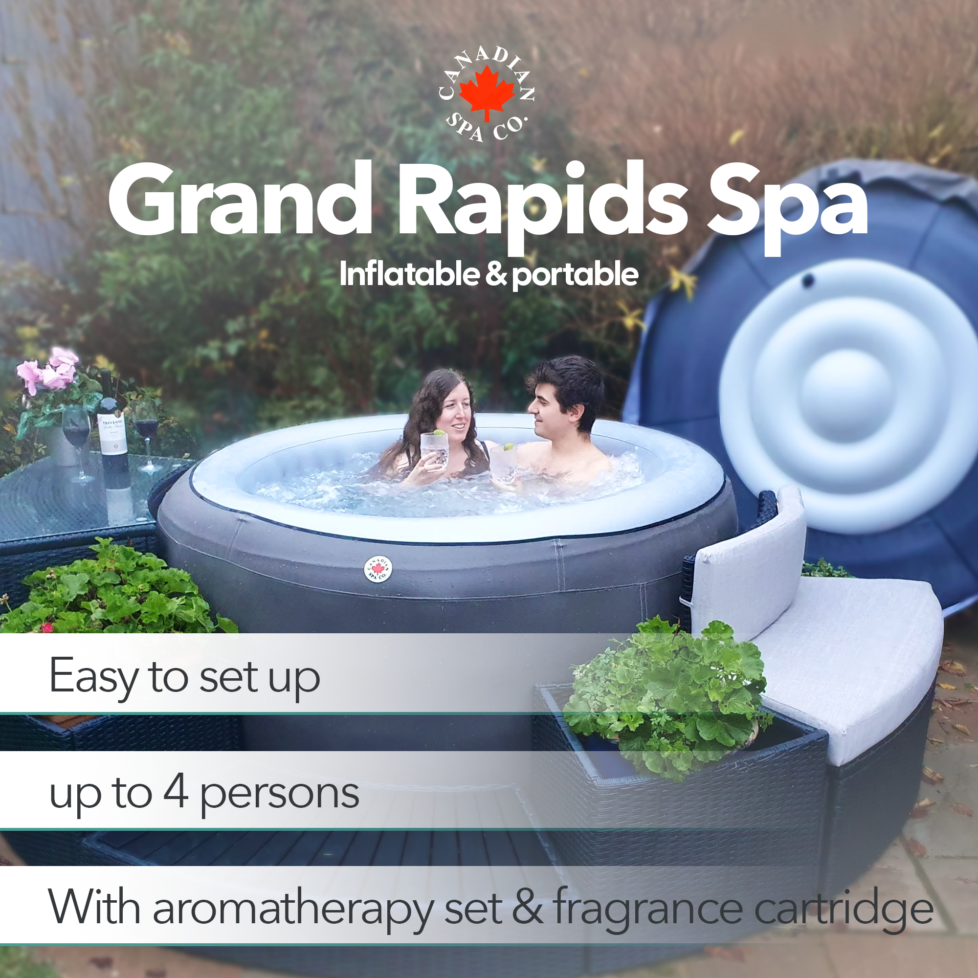 Grand Rapids Inflatable Spa - V3 - Whirlpool Warehouse product image