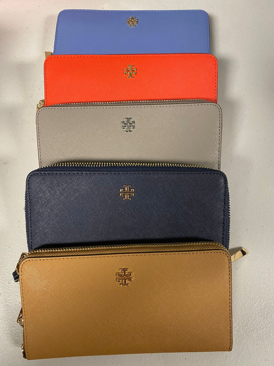 Tory Burch Emerson Wristlet Zip Continental Wallet – USASHOPDIRECT LLC