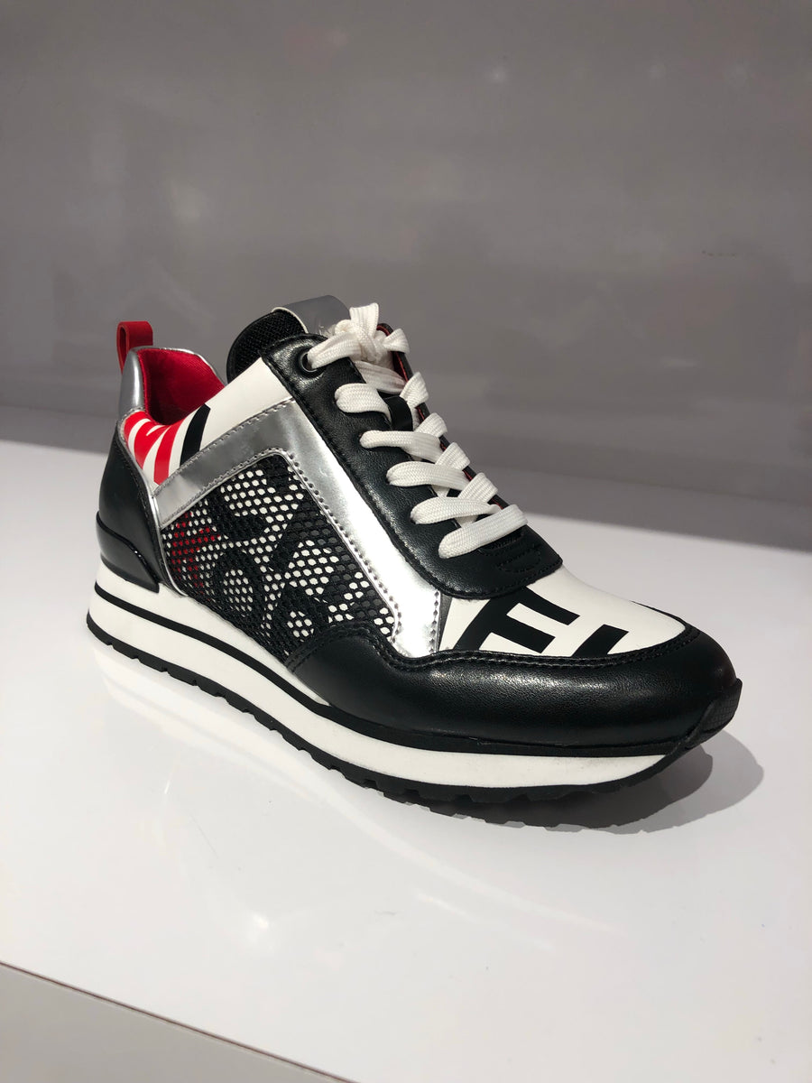 Michael Kors Maddy trainer graphic printed nappa sneaker – USASHOPDIRECT LLC