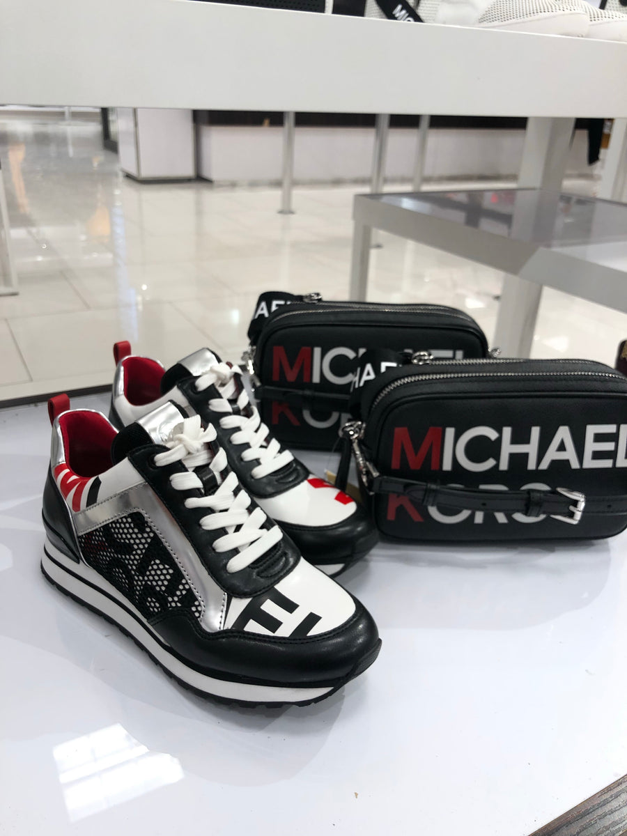 Michael Kors Maddy trainer graphic printed nappa sneaker – USASHOPDIRECT LLC